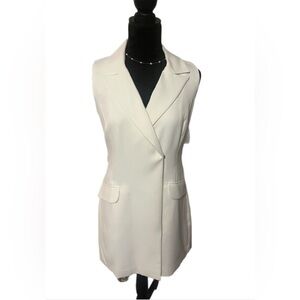 NWT Forever New Cream Tailored Blazer Dress- size 4